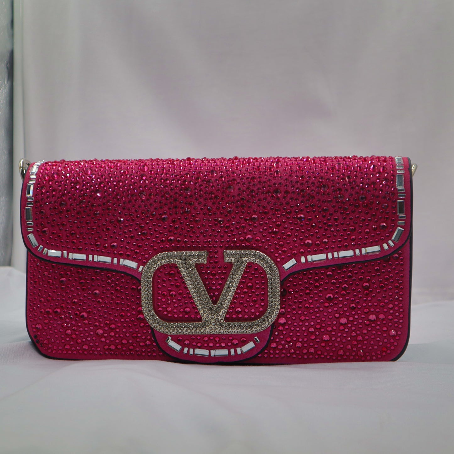 pink and silver gems valentino 1.1