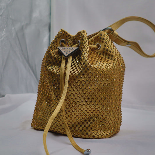 gold bucket prada gems 1.1
