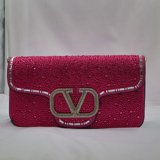 pink and silver gems valentino 1.1